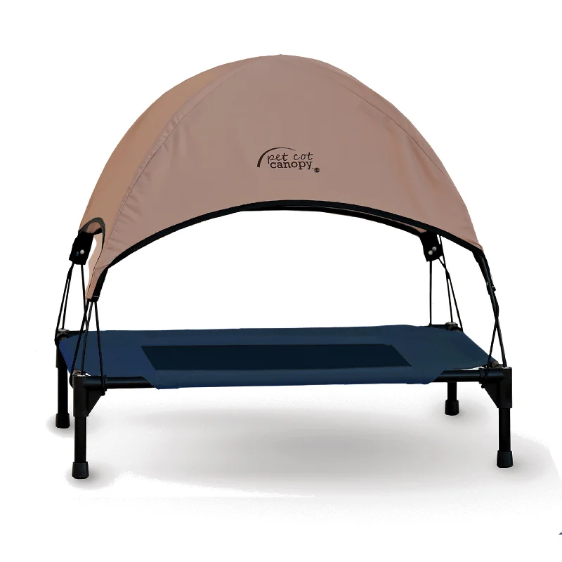 Navy Cot/Tan Canopy