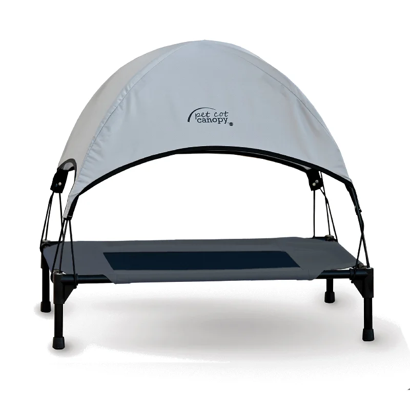 Charcoal Cot/Gray Canopy