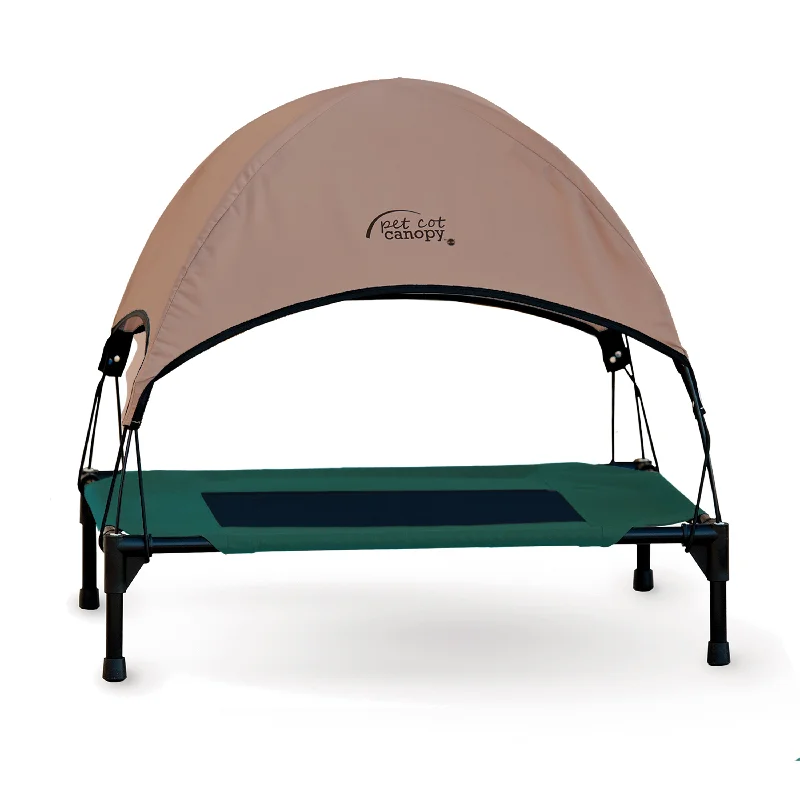 Green Cot/Tan Canopy