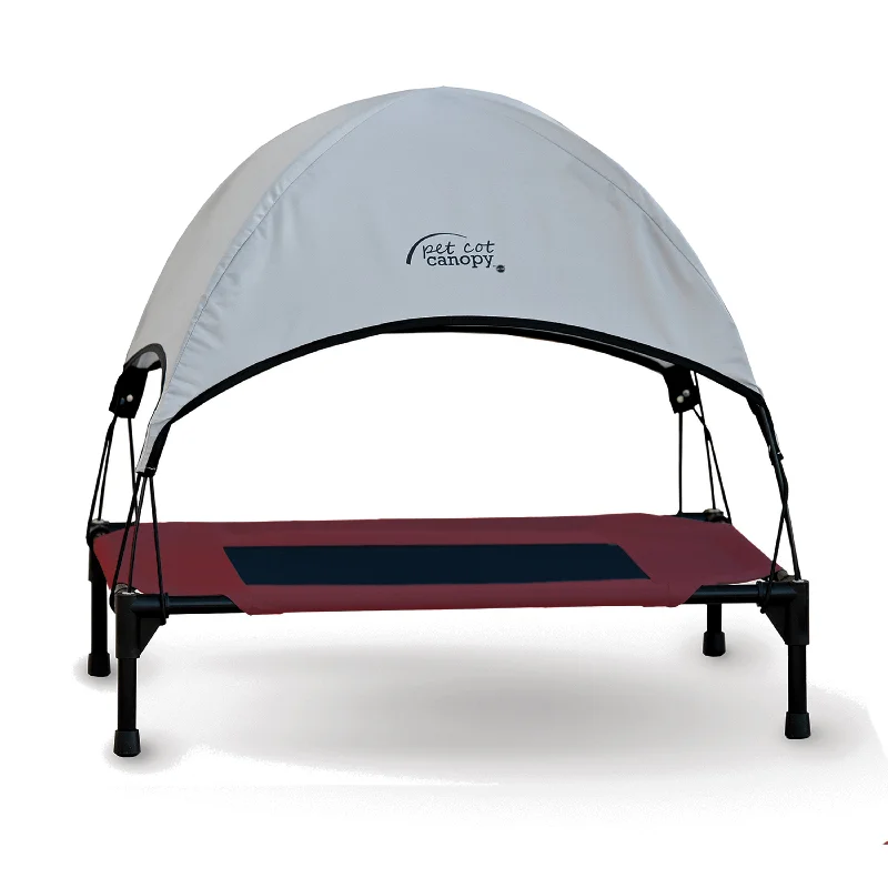 Red Cot/Gray Canopy