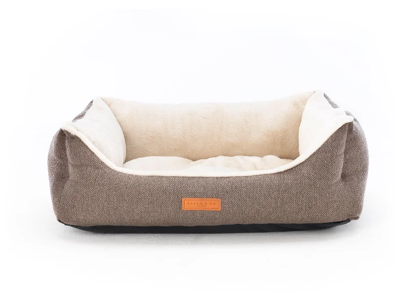 Luxury Tweed Dog Bed | Lincoln