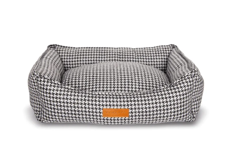 Luxury Houndstooth Dog Bed | Kensington