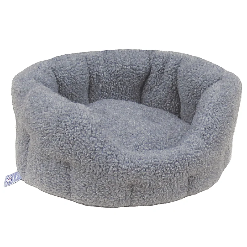 Country Dog Premium Drop Fronted Sherpa Fleece Snuggle Bed