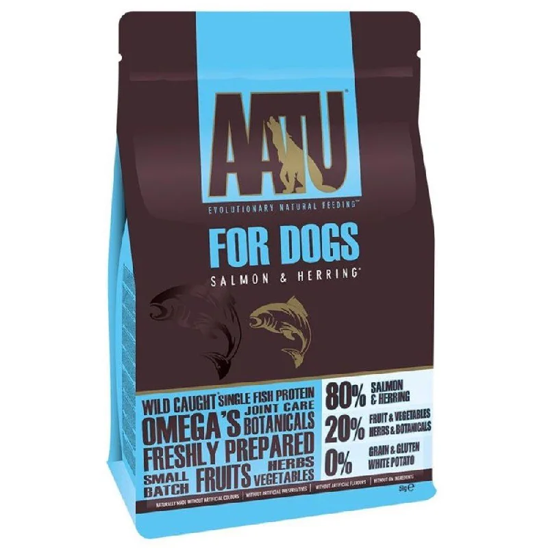 AATU: Salmon & Herring 80/20 Grain Free Dry Dog Food