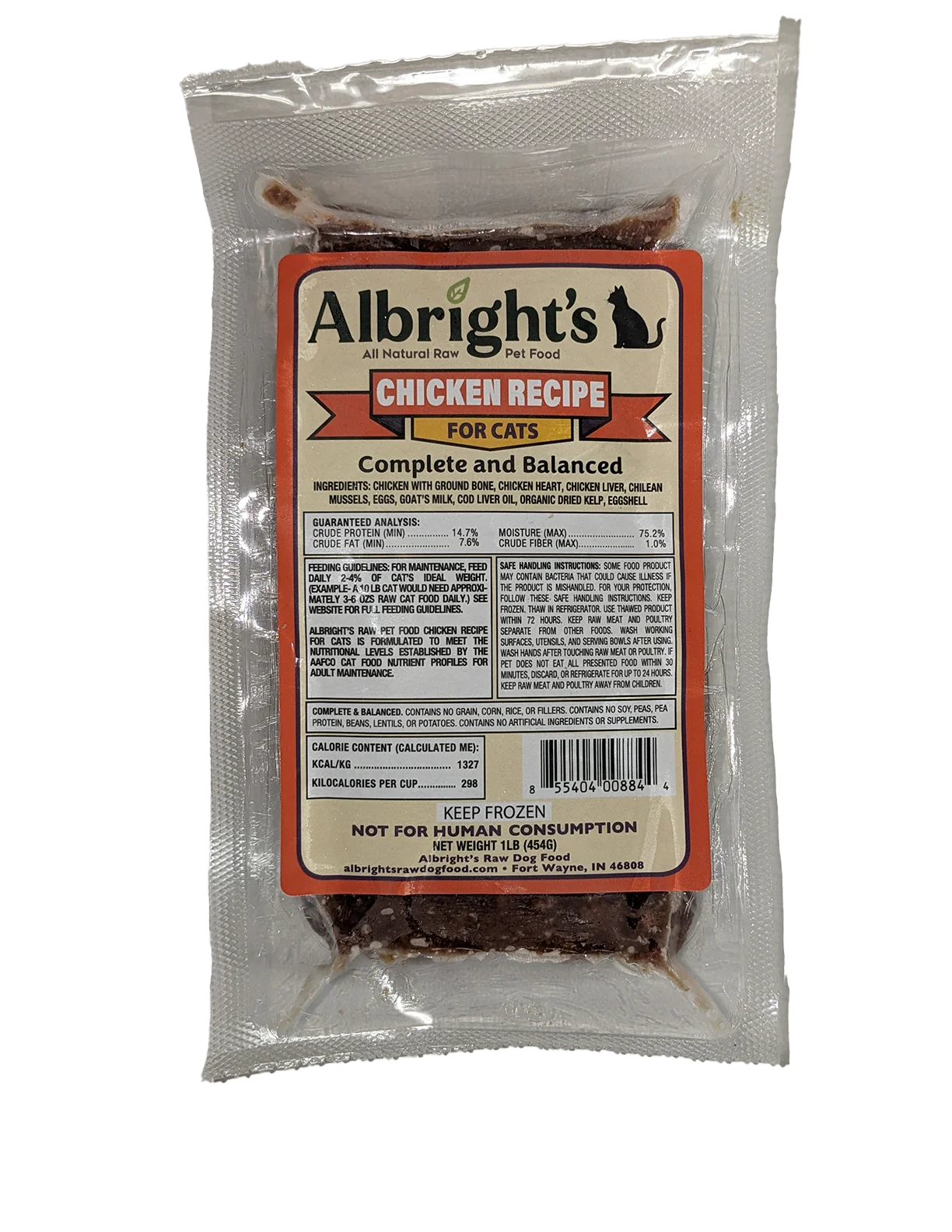 Albright's Raw Cat Chicken Recipe **NEW**