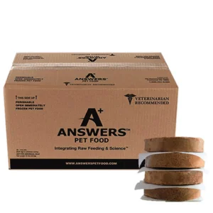 Answers Pet Food Detailed Formula Duck Raw Frozen Dog Food 20 lb