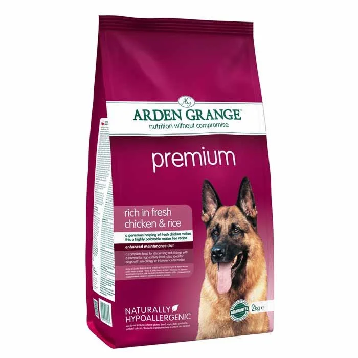 Arden Grange Premium Dry Dog Food - rich in fresh chicken & rice