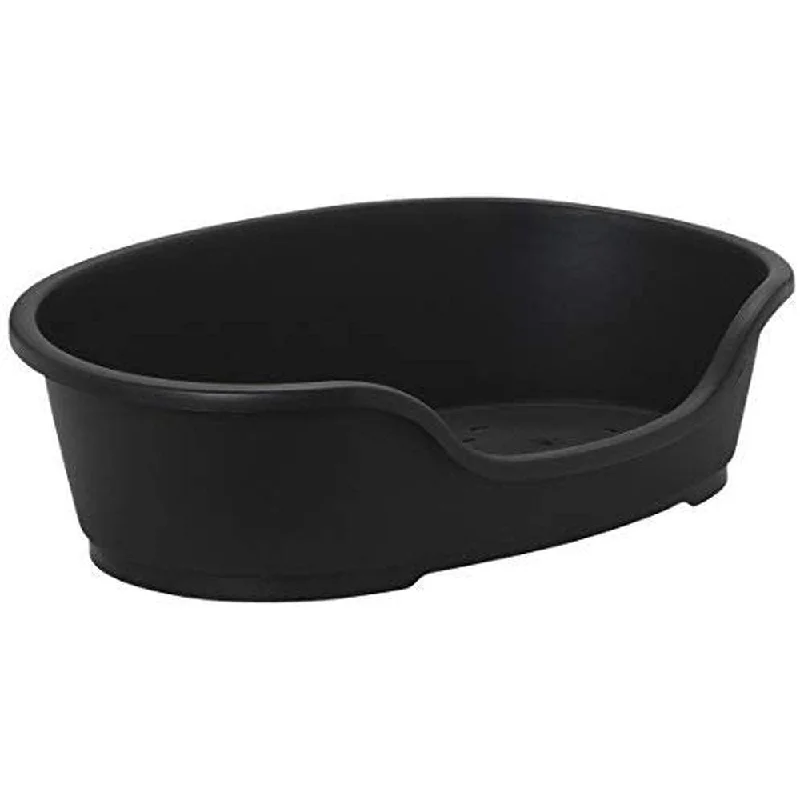 Plastic Dog Bed Black