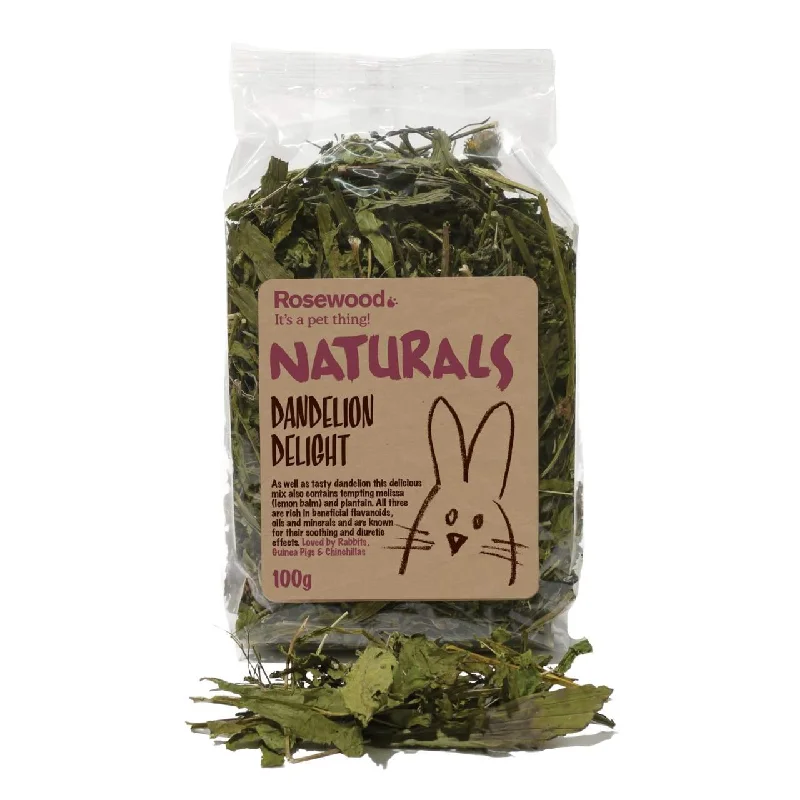 Rosewood Boredom Breaker Natural Treats Dandelion Delight 100g