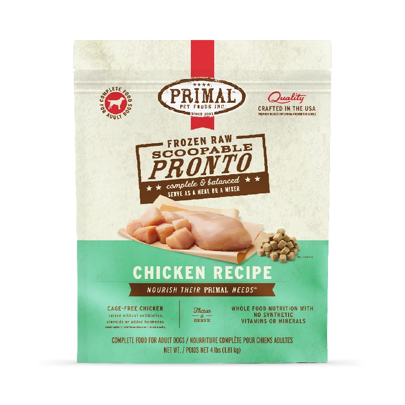 Frozen Raw Scoopable Pronto Dog Food <br> Chicken Recipe