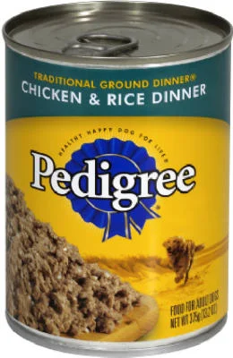 Canned Dog Food, Chicken & Rice Dinner, 13.2-oz. Can (Pack of 12)