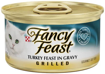 Cat Food, Grilled Turkey, 3-oz. Can