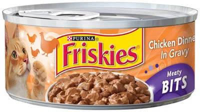 Cat Food, Meaty Bits Chicken, 5.5-oz. Can