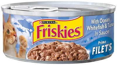 Cat Food, Ocean Whitefish & Tuna, 5.5-oz. Can