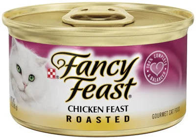 Cat Food, Roasted Chicken, 3-oz. Can