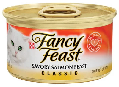 Cat Food, Salmon, 3-oz. Can