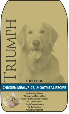 Chicken Meal/Rice/Oatmeal Dog Food, 40-Lbs.