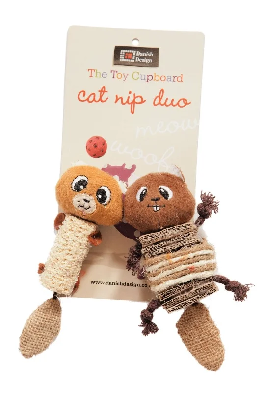 Chip and Chap CATNIP Duo; Cats Toys 5''