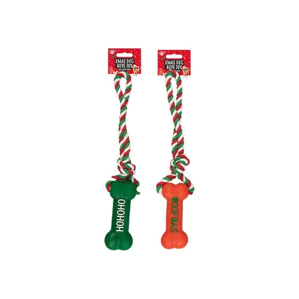 Christmas Dog Rope Toy