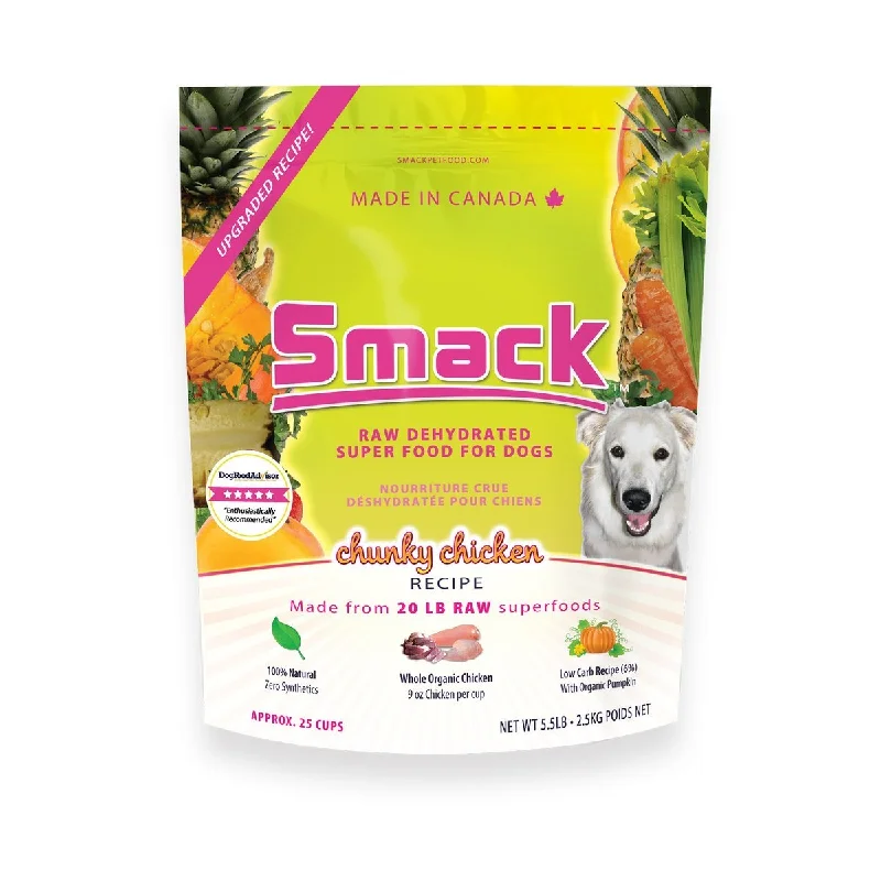 Chunky Chicken - Dehydrated Raw Dog Food (250 gm , 2.5 kg) - Smack