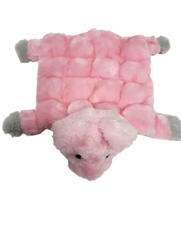 Pig Dog Toy with 16 squeekys Pink