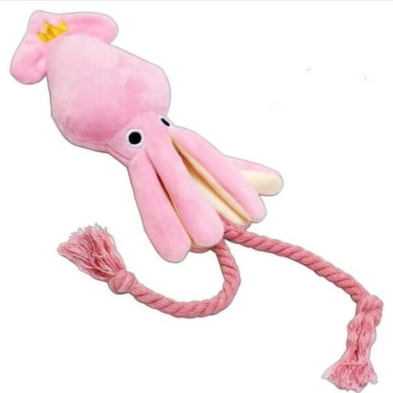 Cute Squid Dog Pet Toy