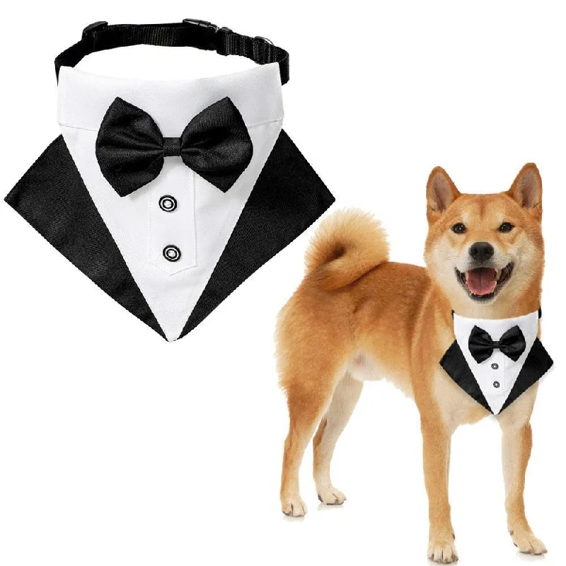 Daper Dog Tuxedo Bandana