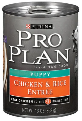 Dog Food, Puppy, Chicken/Rice, 13-oz.