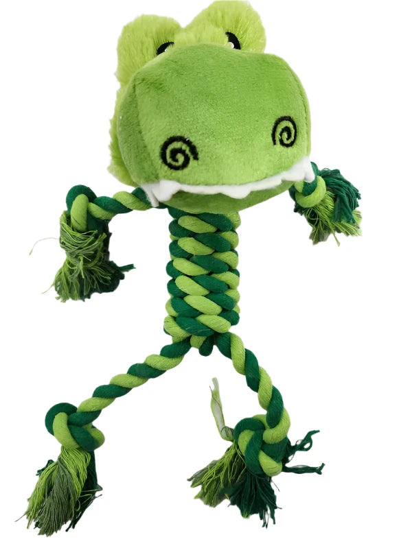 Alligator Dog Toy Green