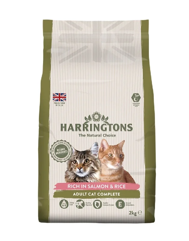 Harringtons Salmon & Rice Dry Cat Food 2Kg