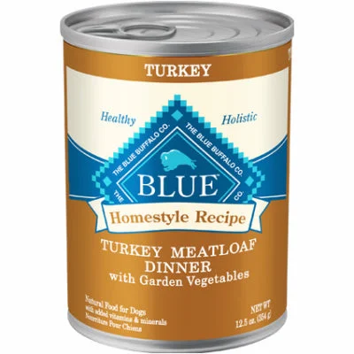 Homestyle Recipe Dog Food, Turkey Meatloaf Dinner, 12.5-oz. Can (Pack of 12)