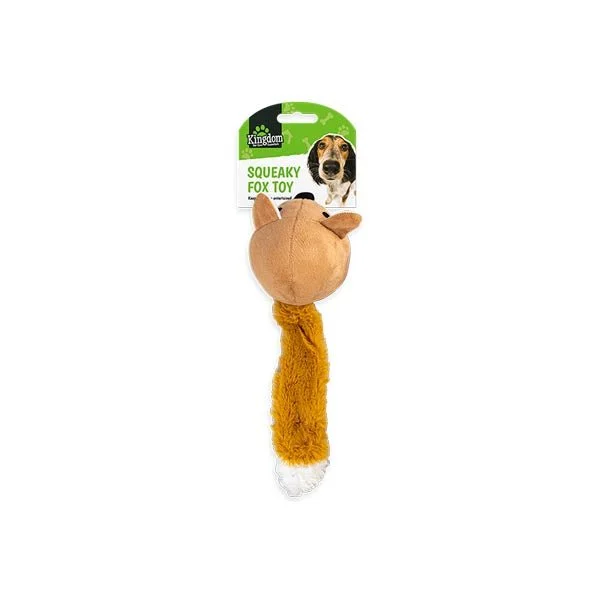 Kingdom Squeaky Fox Toy