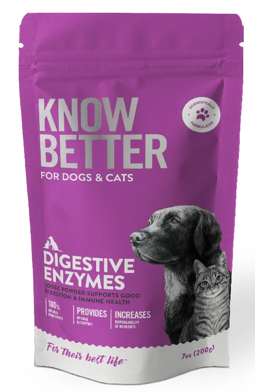 Know Better - Digestive Enzyme Blend for Dogs & Cats