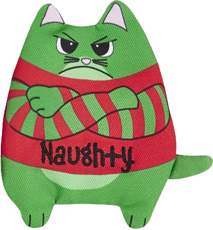 KONG Holiday Refillables Purrsonality Naughty Cat Toy