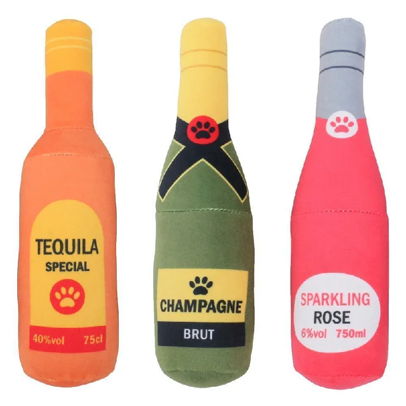 Liquor Bottle Dog Squeaky Toys