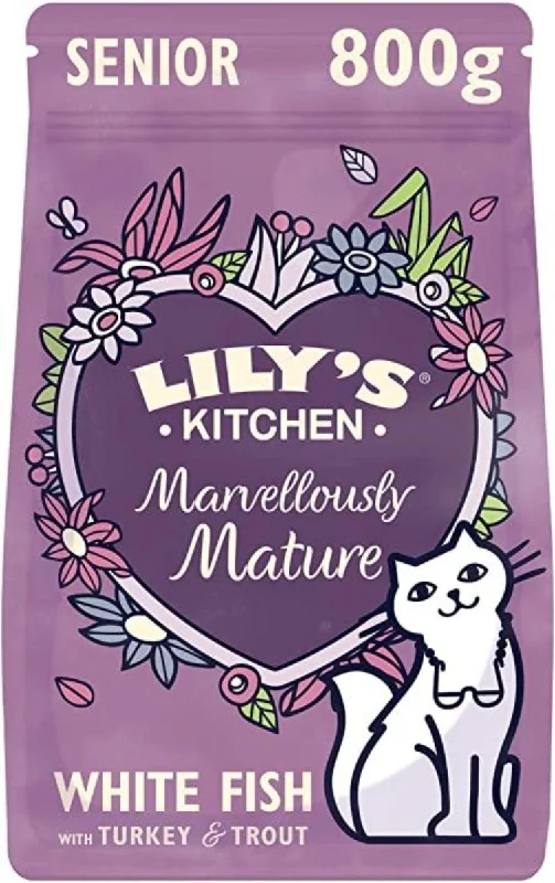 Lily's Kitchen Cat Marvelous Mature Senior Recipe Cat Dry Food 800g