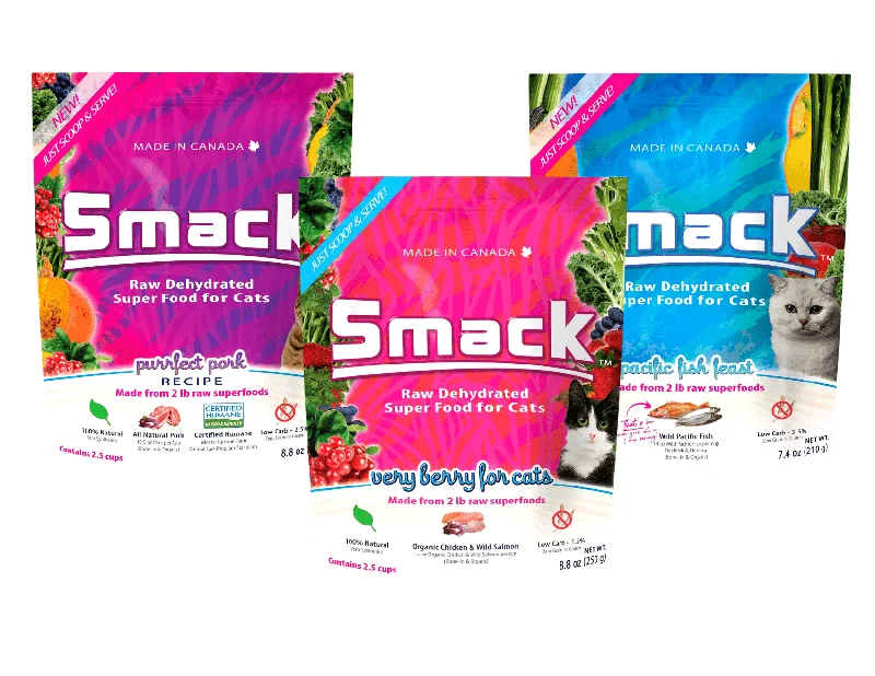 Meal Variety Pack for Cats - Dehydrated Raw Cat Food - Smack