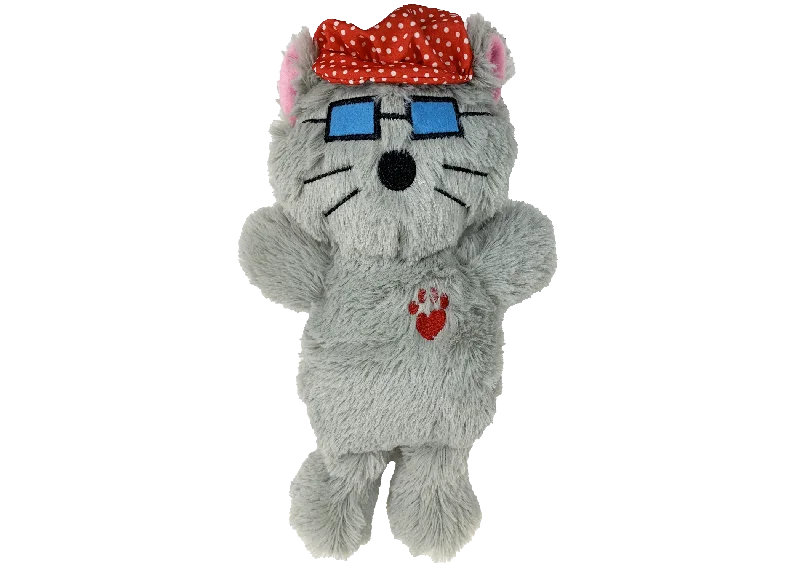 Multipet® Bowzer and Meowzer Kittywimpus Small Plush Dog Toy