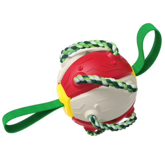 Red/White : Dog Toy