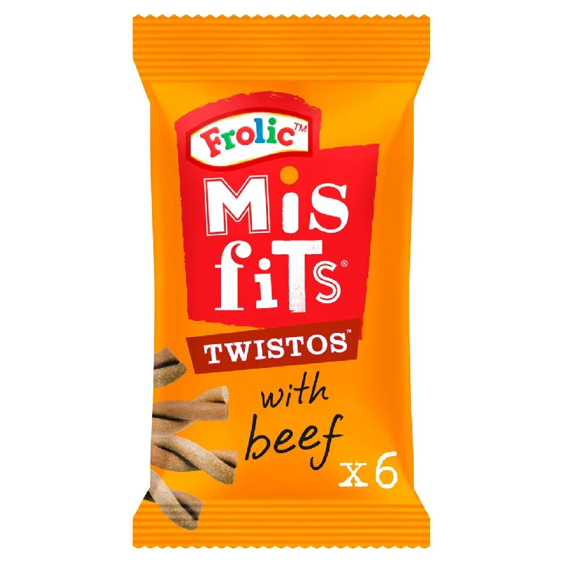 Misfits Twistos Dog Treats with Beef 105g