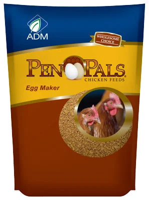 Pen Pals Chicken Feed, Egg Maker, Non-Medicated, Crumble, 5-Lbs.