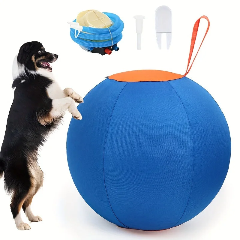 Pet Inflatable Ball Toys, A Full Set Of Dog Balls, Golden Retrievers, Bite-resistant Balls, Boring Balls, Pet Training Balls, Dog Balls, Dog-herding Balls For Cattle And Dogs, And Horse-herding Balls For Australian Shepherd (size S -17.7 Inches)