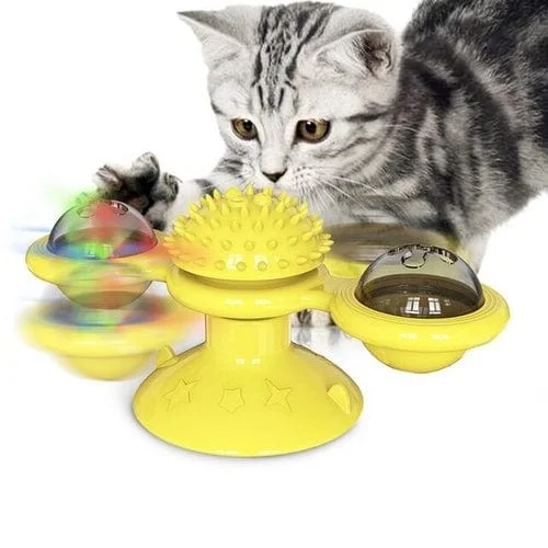 Yellow - Cat Toy