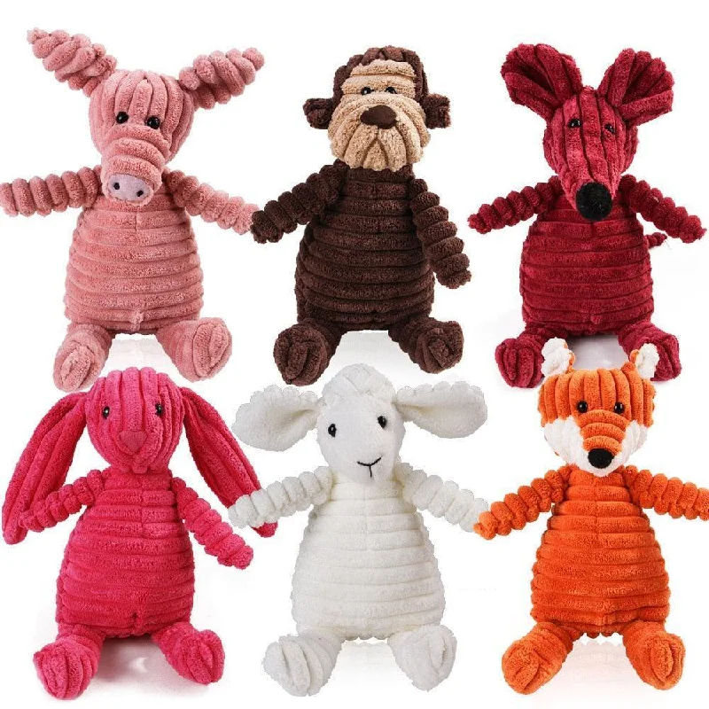 Plush Corduroy Dog Toys