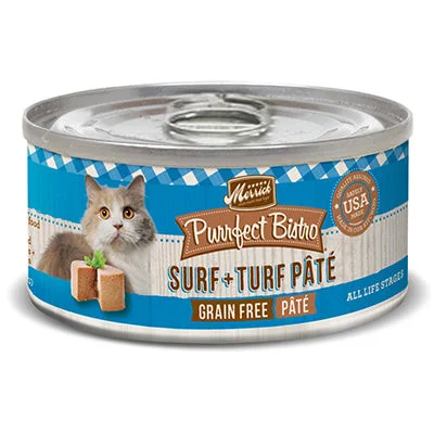 Purrfect Bistro Cat Food, Surf & Turf Pate, 5.5-oz. Can