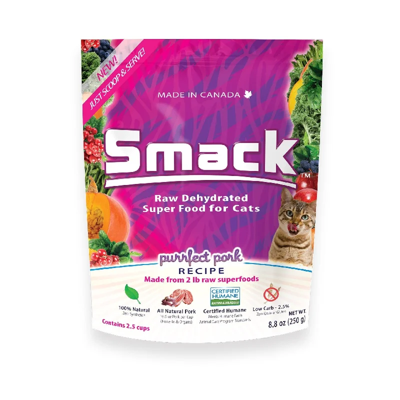 Purrfect Pork - Dehydrated Raw Cat Food(250 gm, 1.5 kg) - Smack