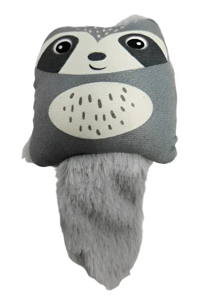 Racoon  Cat Toy  Grey