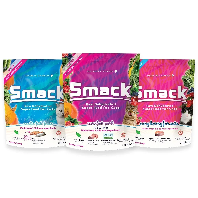 Sample Variety Pack for Cats - Dehydrated Raw Food - Smack