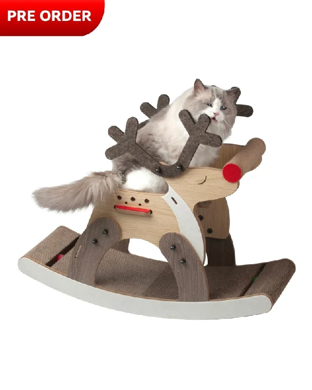 Cat Tower - Rocking Reindeer Style