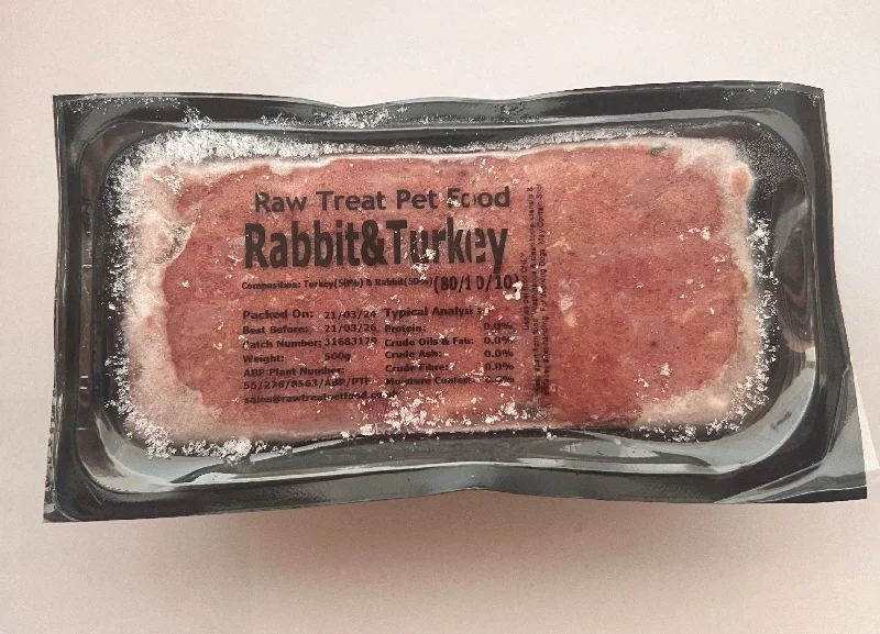 Raw Treat Rabbit & Turkey P